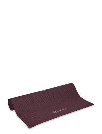 Gaiam Gaiam Midnight Plum Sundial Flower Yoga Mat 5Mm Classic Printed - Burgundy - ONE SIZE