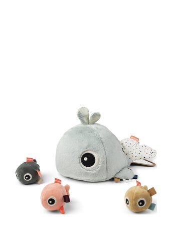 Done by Deer | Hide&Seek Activity Toy Wally Blue | 14X 16X 28CM