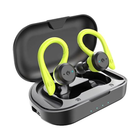 Bluetooth-kuulokkeet, aidosti langattomat nappikuulokkeet latauskotelolla, vedenpitävät stereokuulokkeet sisäänrakennetulla mikrofonilla, in-ear-