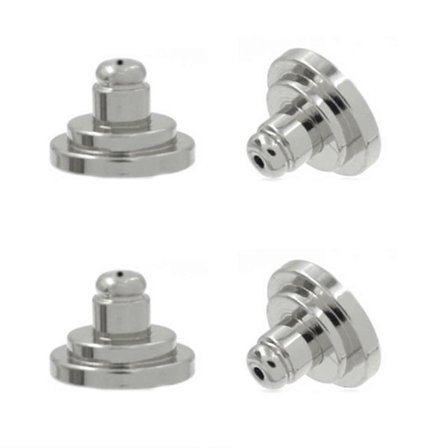 4 stk. Ørestikbagstykker til tunge øreringe Låsende øreringebagstykker Udskiftninger Øreringe Støtter til øresmykker Ornament