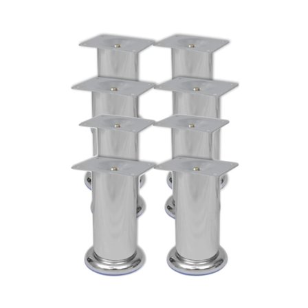 Runda soffa ben 8 st Krom 120 mm