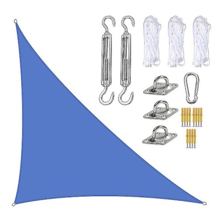 3x4x5m Vedenpitävä varjopurje markiisi aurinkovarjo kolmion muotoinen markiisi-terassi uima-altaan katos kolmio ulkoiluterassille puutarha markiisit 