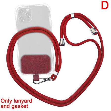 Universal Crossbody Nylon Patch Phone Lanyards Mobiltelefon Stra