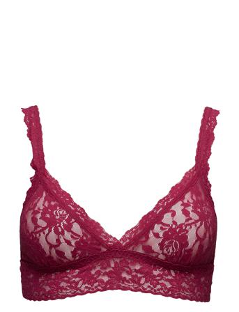 Hanky Panky Signature Lace, Crossover Bralette Lingerie Bras & Tops Soft Bras Triangle Bras Rød Hanky Panky
