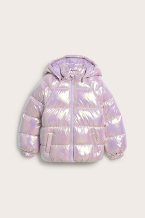 Kappahl | Połyskująca kurtka puchowa | Jasnoróżowy