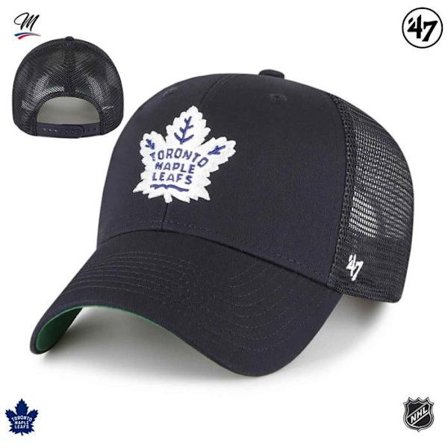 Casquette - 47 Brand - Toronto Maple Leafs - Marinblå - Polyester - Justerbar