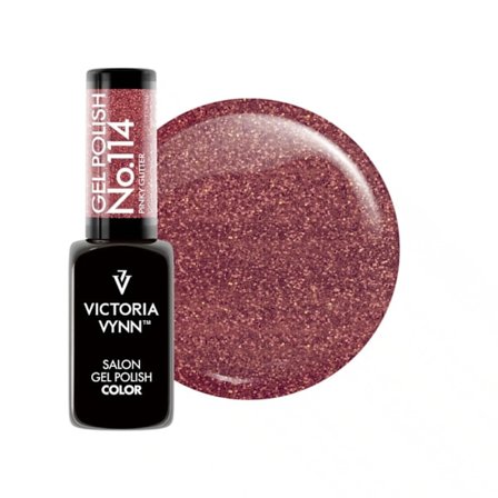 Victoria Vynn - Gel Polish - 114 Pinky Glitter - Gellack