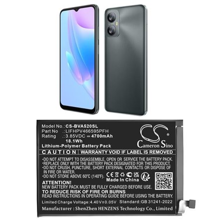 Batteri til SmartPhone, mobil til Blackview A52