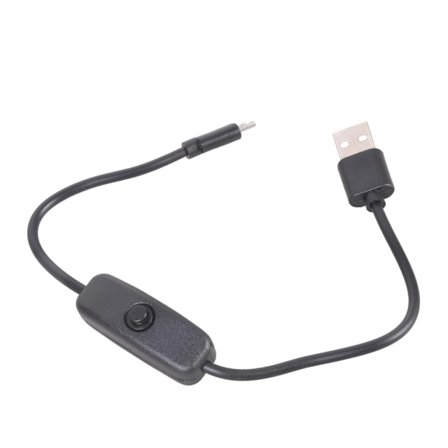 USB til Tiny USB-opladerkabel med tænd/sluk-knapper til forskellige elektroniske anvendelser