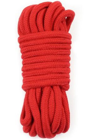 Lovetoy Red Bondage Rope 10m - Woome.pl