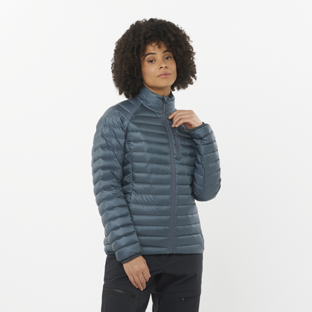 Salomon - Chaquetas Prendas Elixir Micro Down Jckt W - Midnight Navy