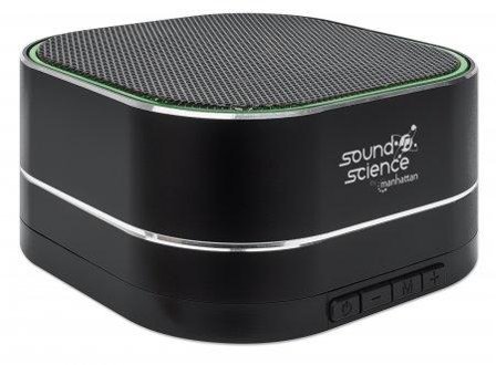 Manhattan MH BT Lautsprecher schwarz aus Metal