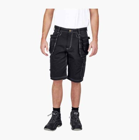 Hantverksshorts C50 Polyester Bomull Stretch Cordura - Biltema