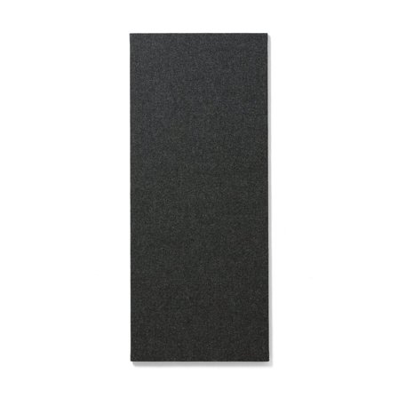 Frameless notice board AIR, 500x1190 mm, dark grey