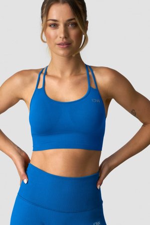 ICANIWILL - Define Seamless Sports Bra Cobalt Blue - Sports-BH - Damer - Træningstøj fra ICIW