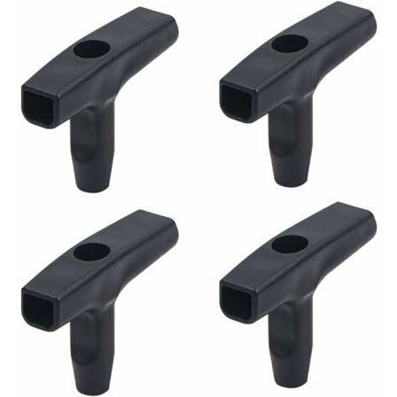 4-delt gressklipperhåndtak Svart plast universal start håndtak