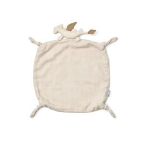 Liewood Dragon/Sandy Mix Agnete Cuddle Blanket One Size - First toys and baby toys - One size - Cream - Junge - Cuddly blankets