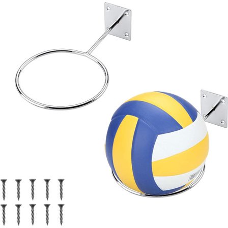 Veggmontert oppbevaringsballholder 2 stk Universal fotballholder