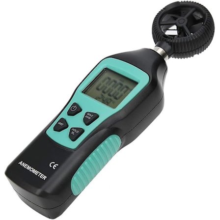 Digital Anemometer Vindmåler 0,8~30,0 m/s Håndholdt Termometer Tester Til Luftfartsindustrien