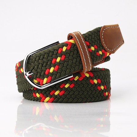 Muodinmukaiset joustavat kangasvyöt miehille ja naisille, 20 väriä