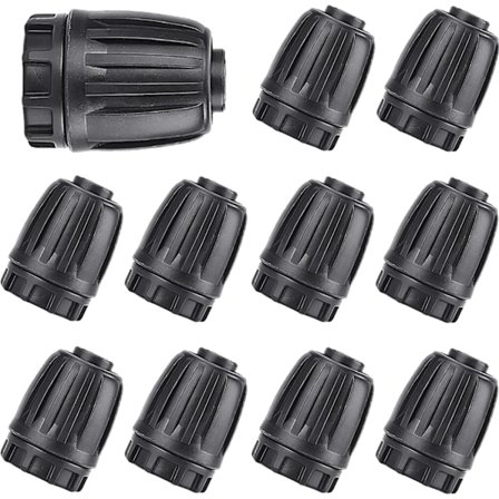 Droppbevattningssats - Slangkran Ändpluggar Slangkoppling till Vattenslang Sprinkler Trädgård - 10-pack