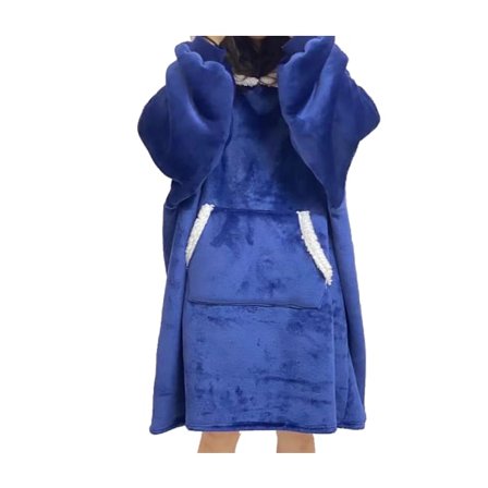 Oversized fleece hoodie, bærbar fleece hoodie