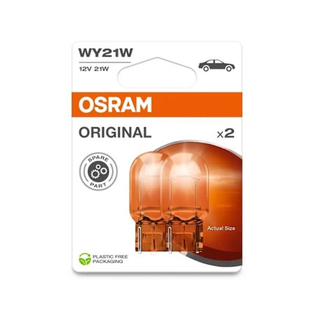 Osram wy21w 2-pack orange Original lampor position mm 7440 WX3x16d