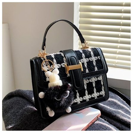 Satchel Bag Single Shoulder Bag SVART HÄNGE SVART HÄNGE