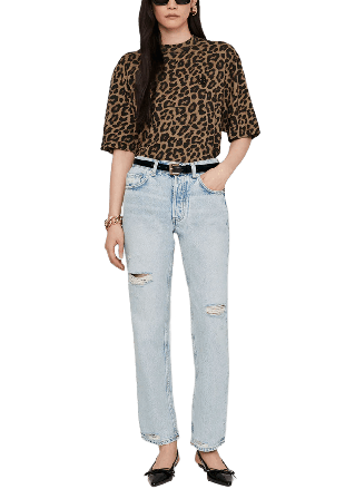 Anine Bing Avi Tee T-shirts Dam Flerfärgad M