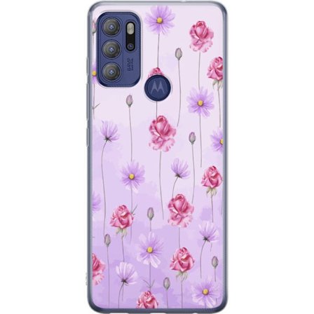 Yhteensopiva Puhelinkuori Motorola Moto G60S Petal Reverie Lilac Mist