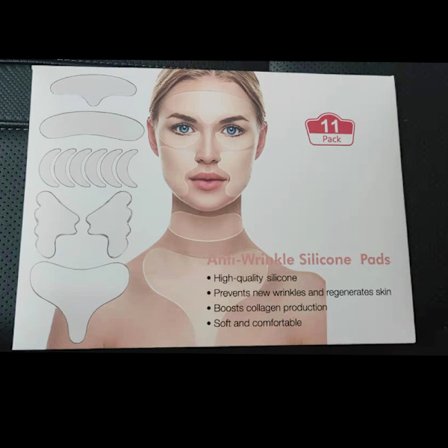 Återanvändbara silikonklistermärken anti-rynkdyna silikon anti-rynk färg H färg H