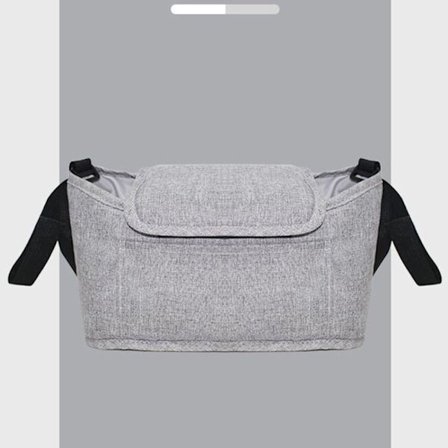 Barnevognstaske Klapvogn Organizer GRÅ