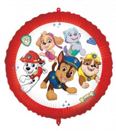 Heliumballong med snöre och vikt - Paw Patrol - Partyninja.se
