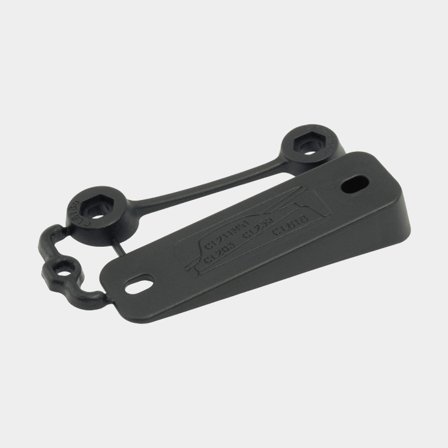 Hoekblok met achterplaat voor schootklem Seldén 818, 15 x 87 mm, 10°