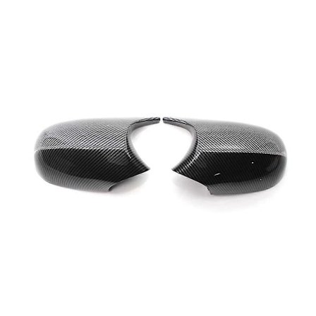 Bil Kolfiber Mönster Backspegelkåpa Sidospegel Skal Trim För 3-serie E90 E91 E92 2008-