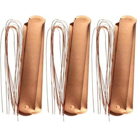 60-pack kopparträdgårdsetiketter med band, återanvändbara hängande koppar