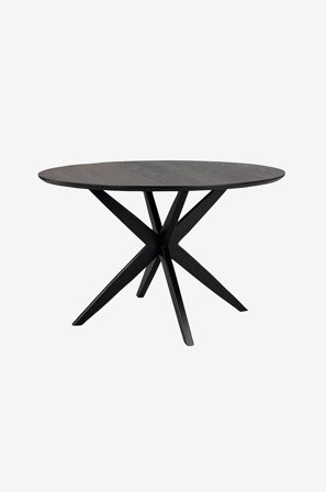 Rowico Home - Spisebord Calverton, diameter 120 cm - Sort - Spiseborde - Fra Homeroom
