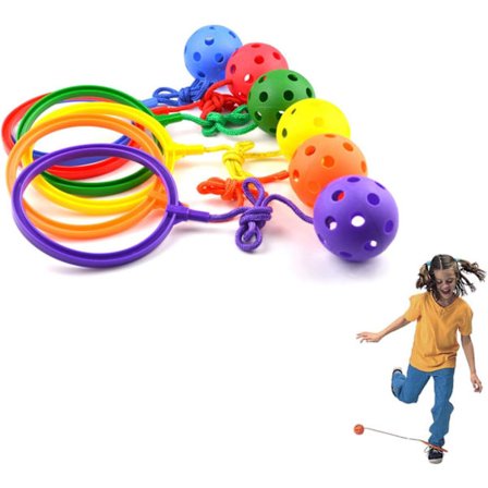 Twist Skip Legetøj, 6 stk. Assorterede Farver Skip Sjippetov Sport Swing Skip Bold Spil - Leg Indendørs og Udendørs, Legeplads, Gymnastiktime & Hjemme