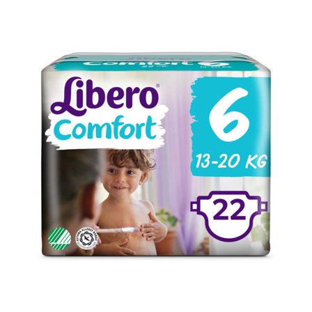 Libero Comfort 6 Pannolini 13-20 kg 22 Pezzi