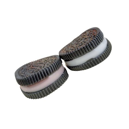 Iso Oreo Kakku Squishy Mochi Taba Stressilelu Täydellinen Lahja Valkoinen Sandwich