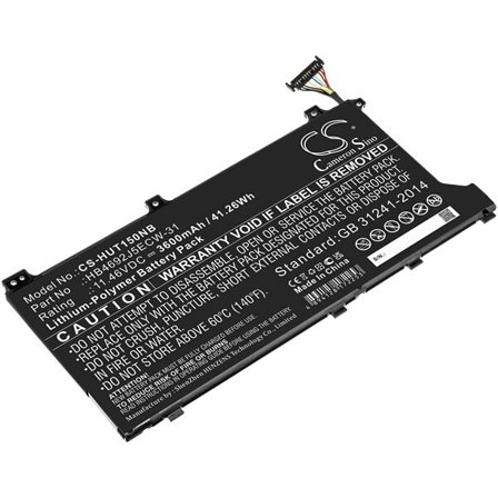 Batteri till Notebook, Bärbar dator för Huawei MateBook D 15 2020, MateBook D 15 m.fl.