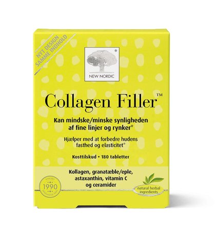 New Nordic Collagen Filler 180 tabl., Helse & Madvarer, Kollagen, Kollagenpiller