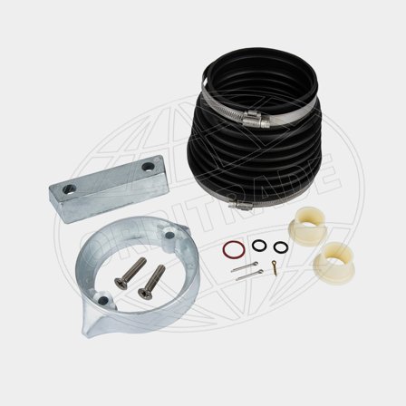 Kit de serviço para rabeta Orbitrade 24075026 / 877122, com anodo de zinco, para Volvo Penta, DP-C, DP-D, DP-E