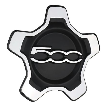 Navkapsel för bilhjul, dammskydd, silver, för 500X 2016-2022 6AN69LXHAA