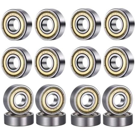 20 kappaletta 608 ZZ kuulalaakereita 8mm x 22mm x 7mm Metalli kaksoissuojattu