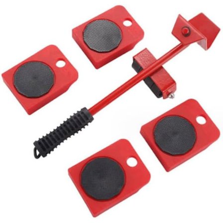 Møbelløfte- og transportverktøysett - tralle med hjul, bæreevne 150 kg, 360 graders rotasjon