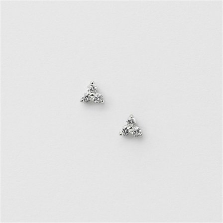 Cluster Studs (XS) - Sterling Silver - Safira