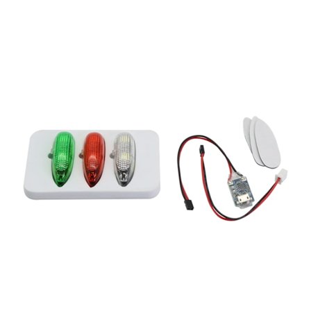 Drone Strobe Light RC Plane LED Lamp Kit Genopladelige blinklys Super skarpt navigationslys til Mavic 3 Cin