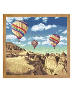 Broderikit Billede Smukt vy - LetiStitch