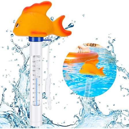Simtermometer för pool, flytande pooltermometer för badtunna,